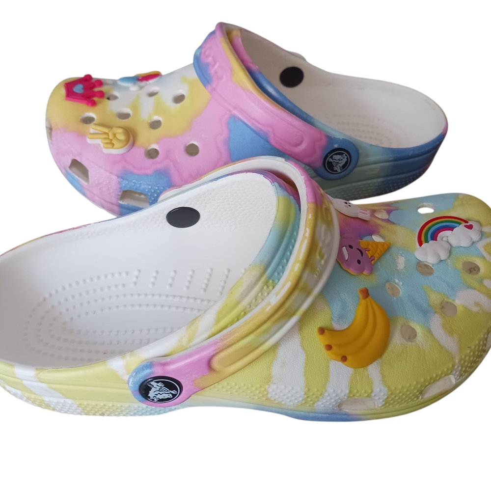 CROCS Kids Water Shoes - Pastel Rainbow